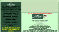 Desktop Screenshot of pidgeonauctions.com